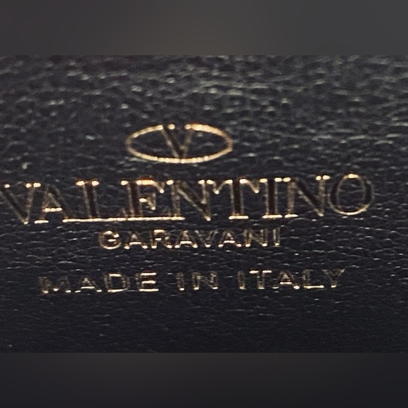 Valentino Garavani Black Mini Bag with Gold Studs - Picture 15 of 16